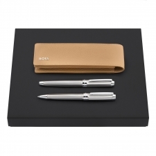 Zestaw upominkowy Hugo Boss etui piśmiennicze, pióro wieczne i długopis HLD417X + HSS4612B + HSS4614B