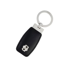 Breloczek na klucze Double B Black & Chrome