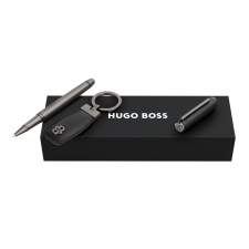 Zestaw upominkowy Hugo Boss brelok i pióro kulkowe HAK519D + HSL5655A