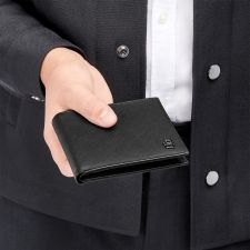 Portfel Double B Saffiano Black