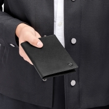 Etui na paszport Double B Saffiano Black