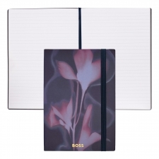 Notes A5 Holographic Flower Granatowy w linie