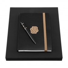 Zestaw HUGO BOSS Czarny (długopis i notes A5)