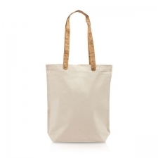 Torba bawełniana 180g 100% z korkowymi uchwytami