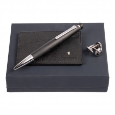 Zestaw upominkowy Festina długopis, etui na karty i spinki do mankietów - FJM221C + FLC101A + FSC1414A