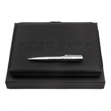 Zestaw upominkowy HUGO BOSS długopis i teczka A5 - HSH2094B + HTM209A