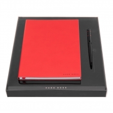 Zestaw upominkowy HUGO BOSS długopis i notes A5 - HNH121PL + HSC2414P