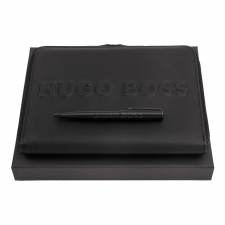 Zestaw upominkowy HUGO BOSS długopis i teczka A5 - HSH2094A + HTM209A