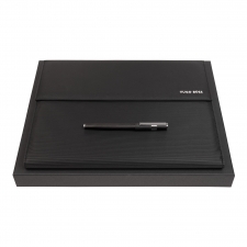 Zestaw upominkowy HUGO BOSS pióro kulkowe i teczka A4 - HDF210A + HSV2855A
