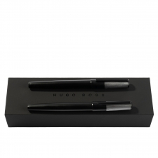Zestaw upominkowy HUGO BOSS pióro kulkowe i pióro wieczne - HSN1892B + HSN1895B