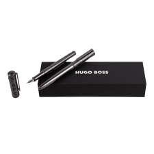 Zestaw upominkowy HUGO BOSS pióro kulkowe i pióro wieczne - HSS3082D + HSS3085D