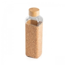 Szklana butelka 640ml z korkowym rękawem / Aquana