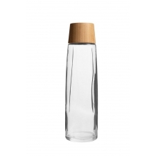 Butelka 750 ml szklana z bambusowym korkiem Vanilla Seazon
