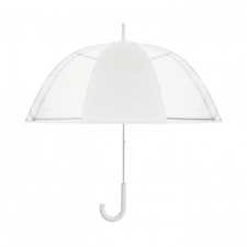 Przezroczysty parasol ⌀102cm/23″ z uchwytem na haczyk.